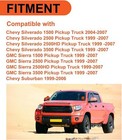 Slip On Rocker Panels Compatible With 1999-2007 Chevy Silverado Gmc Sierra Crew