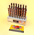 26 Pc Letter Drill Bit Set A-z Bits Cobalt M42 Drill Hog   Lifetime Warranty