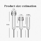 Tuning Forks For Healing Set - 128hz 256hz 512hz Frequency Healing Devices  A   