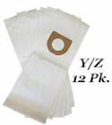 Hoover Type Y z Vacuum Bags 12pk Microfiltration 2 Ply System Windtunnel Tempo  