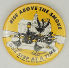 Vintage University Of Iowa The Great Iowa Smoke Out  Pinback Button With Sticker