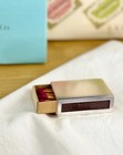 Tiffany   Co  Vintage Sterling Silver Blank Matchbox   Carton Of  Matches  22g