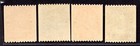 Canada 1915 Coil Set Of 4 Scott  131-134 Mint Never Hinged