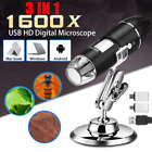 1600x Zoom 8led Hd Usb Microscope Digital Magnifier Endoscope Video Camera