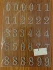 Craftbuddyus 30pcs Ab Clear Self Adhesive Number Crystal Rhinestone Gems  0-9
