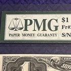 1899  1 Black Eagle Fr 233 Black Eagle Silver Certificate Pmg 55 Au Tehee burke