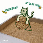 2 Bag Catalyst Pet Softwood Natural Clumping Cat Litter Original Formula  15 Lb