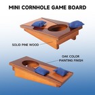 Mini Tabletop Cornhole Toss Game Set W 8 Bean Bags desktop Corn Hole Board Game