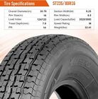 4 Premium Radial St235 80r16 Trailer Tires 10pr 235 80 16 Tubeless Replacement
