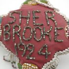 Antique Native American Iroquois Beaded Pin Cushion  sherbrooke 1924  Quebec 