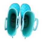 Members Mark Girl s Waterproof Easy Pull-on With Side Loops Rubber Rain Boots