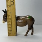 Beswick Vintage Natural Brown Grey Gloss Donkey No 1364 With Her Foal No 2110
