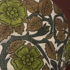 2 Linen Vtg Floral Tea Hand Kitchen Towel Kay Dee Style Retro Floral Brown Green