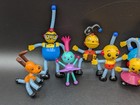 Vtg Rare Disney Rolie Polie Olie Doll Family Bendable Arms Legs 9 Pc Mix Lot