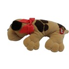 Tonka 1985 Pound Puppy Brown With Spots Small 8  Dog Plush Stuffed Animal 