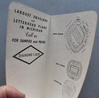 Detroit Lions Nfl   College Football Vintage 1956 Schedule Folder Michigan State
