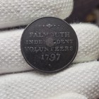 1797 Scottish Half Penny Conder Token Falmouth Two Headed Eagle Colonial Coin