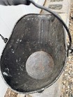 Vintage Stove   Fireplace Black Coal Hod Fuel And Ash Scuttle Bucket Pail