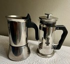 Bialetti Preziosa French Press 3c   Bialetti Venus Induction 4c  Have Both 
