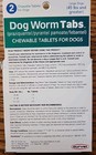Durvet Chewable Worm Tabs  Dog 45  Lbs Broad Spectrum  Dewormer Quad