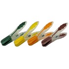 Smart Home Fall Leaf Themed Plastic Clothespins With Non-slip Grips  24 Pack