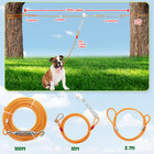 100ft Dog Tie Out Cable With 10ft Trolley Run Leash For Yard  Heavy Duty Pet Run