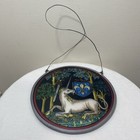 Rare Glassmasters -unicorn Suncatcher -vtg 1978 Stained Glass Window Sun-catcher