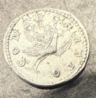 Diva Paulina Ar Denarius Consecratio Peacock Reverse Rome 235 Ad