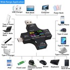 Type C Usb Tester Lcd Color     Digital Multimeter For Voltage  Current  Power