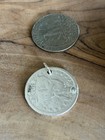1880   s Love  Token M Initial Large American Coin