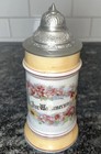 Very Vintage German  Beer Stein  Nice  8 1 2  Tall
