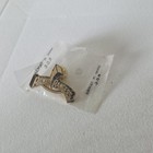 Vintage 1990s Power Rangers Collector Lapel Hat Metal Pin Gold Tone Black