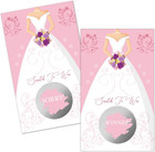 50 Pack Bouquet Wedding Dress Bridal Shower Scratch Off Game Cards For Country W