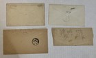 4 Piece 1860s-1890s Used Postal Stationery Lot  y9675 