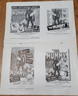The Mummy 1959 Original Pressbook Ad Mat Sheet Hammer Horror Peter Cushing
