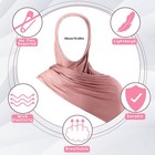 2 Pcs Instant Hijab Jersey Hijab For Women Muslim Head Scarf Soft Lightweight   