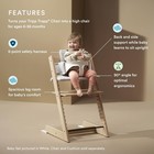 Stokke Tripp Trapp Baby Set 2  Storm Grey - 6-36 Mo - Convert Into A High Chair