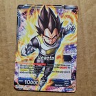 Dragon Ball Super Super Saiyan Blue Vegeta Bt1-028 R Rare Holo Foil Lp Card