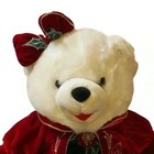 Dan Dee Snowflake Teddy Bear Plush Stuffed Animal Christmas Female 2006