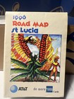 Saint Lucia Map Pocket Brochure Guide Road Map 1998 At t