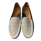 Peter Millar Navy Blue White Loafers Shoes Flats 6 5 Cut Out Preppy Resort Beach