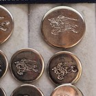 Burberry Blazer Buttons Silver 8 Burberrys  1990 s Prorsum English Knight