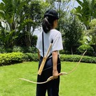 Kids Bow And Arrow Set  32 Inch Archery Set Handmade Wooden Toy Bow And Arrow