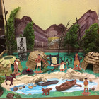 Native American Figurines Set Miniture Indian Figure Toys Indian Figurines For K