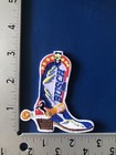 Busch Beer Cowboy Boot Iron On Patch 3    X 3   
