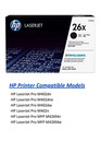 Hp 26x cf226x high Yield Black Laserjet Toner Cartridge Free Shipping Sealed Box