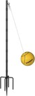 Tetherball Set With Ball   Rope For Outdoor Backyard  Adjustable Tether Ball    