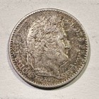 1845-b France 25 Centimes Silver Louis Philippe I Type Coin