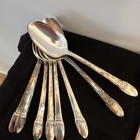 1847 Rogers Bros Silverplate Flatware Set 52 Pc Floral Handle Fork Knife Spoon