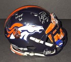 Peyton Manning Signed Autographed Mini Helmet  hof 21  Denver Broncos Fanatics 